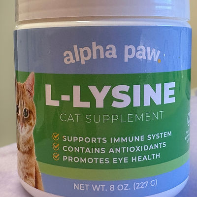 Alpha Paw L-Lysine Powder Supplement